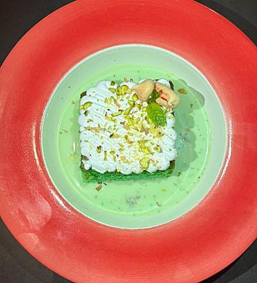 Pistachio Three Milk Cake