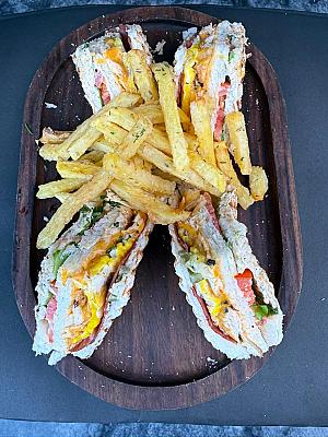 Old Style Club Sandwich
